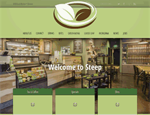 Tablet Screenshot of cafesteep.com